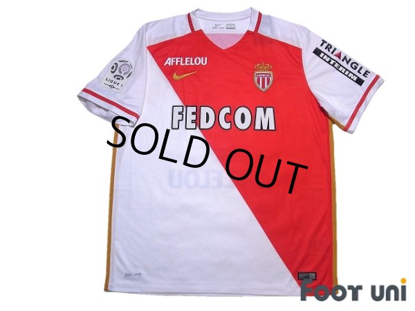 Photo1: AS Monaco 2015-2016 Home Shirt #8 Joao Moutinho Ligue 1 Patch/Badge w/tags (1)