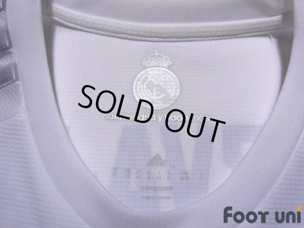 Photo5: Real Madrid 2015-2016 Home Long Sleeve Shirt #15 Daniel Carvajal Champions League Patch/Badge (5)