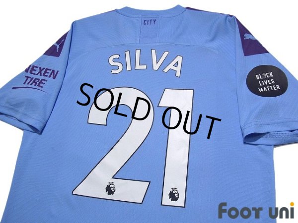 Photo4: Manchester City 2019-2020 Home Shirt #21 David Silva125th anniversary model w/tags (4)