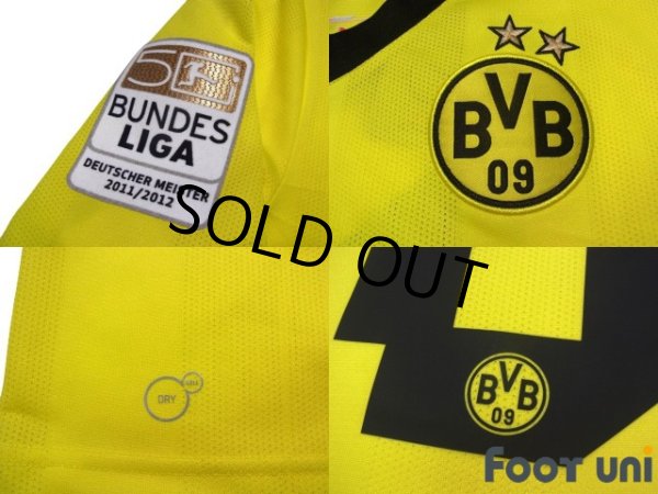 Photo7: Borussia Dortmund 2012-2013 Home Long Sleeve Shirt #10 Mario Gotze Christmas model w/tags (7)