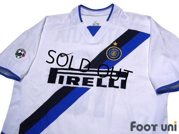 Photo3: Inter Milan 2002-2003 Away Shirt #19 Gabriel Batistuta Lega Calcio Patch/Badge (3)