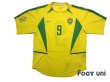 Photo1: Brazil 2002 Home Shirt #9 Ronaldo 2002 FIFA World Cup Korea Japan Patch/Badge (1)