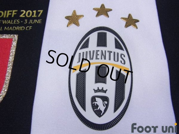 Photo6: Juventus 2016-2017 Home Authentic Shirt #21 Paulo Dybala Champions League Patch/Badge (6)