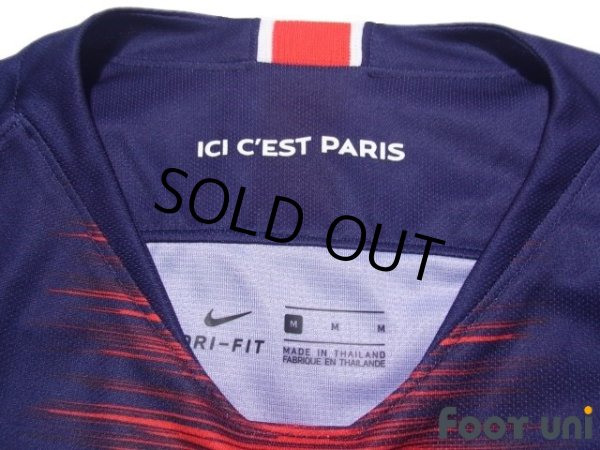 Photo4: Paris Saint Germain 2018-2019 Home Shirt (4)