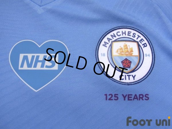 Photo6: Manchester City 2019-2020 Home Shirt #21 David Silva125th anniversary model w/tags (6)