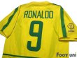 Photo4: Brazil 2002 Home Shirt #9 Ronaldo 2002 FIFA World Cup Korea Japan Patch/Badge (4)