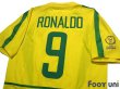 Photo4: Brazil 2002 Home Shirt #9 Ronaldo 2002 FIFA World Cup Korea Japan Patch/Badge (4)