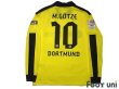 Photo2: Borussia Dortmund 2012-2013 Home Long Sleeve Shirt #10 Mario Gotze Christmas model w/tags (2)