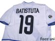Photo4: Inter Milan 2002-2003 Away Shirt #19 Gabriel Batistuta Lega Calcio Patch/Badge (4)