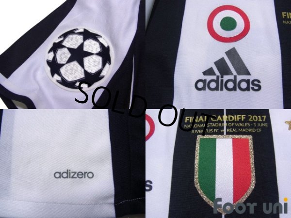 Photo7: Juventus 2016-2017 Home Authentic Shirt #21 Paulo Dybala Champions League Patch/Badge (7)