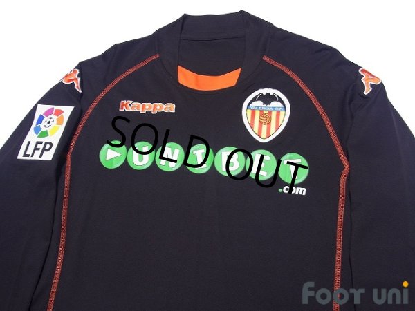 Photo3: Valencia 2009-2010 Away Long Sleeve Shirt #21 David Silva (3)