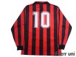 Photo2: AC Milan 1992-1993 Home Long Sleeve Shirt #10 Scudetto Patch/Badge (2)