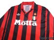 Photo3: AC Milan 1992-1993 Home Long Sleeve Shirt #10 Scudetto Patch/Badge (3)
