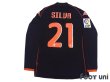 Photo2: Valencia 2009-2010 Away Long Sleeve Shirt #21 David Silva (2)