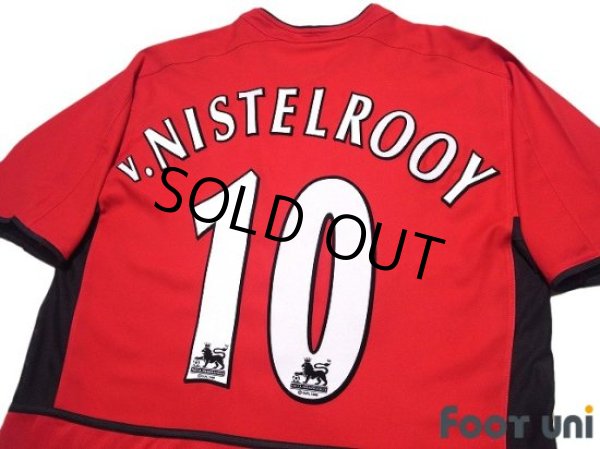 Photo4: Manchester United 2002-2004 Home Shirt #10 v.Nistelrooy (4)