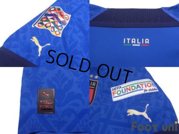 Photo8: Italy 2021 Home Authentic Shirt #14 Federico Chiesa w/tags (8)