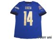 Photo2: Italy 2021 Home Authentic Shirt #14 Federico Chiesa w/tags (2)