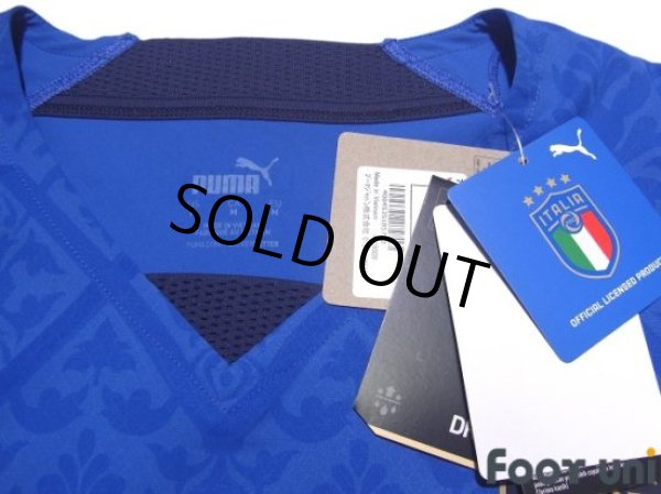 Photo5: Italy 2021 Home Authentic Shirt #14 Federico Chiesa w/tags (5)