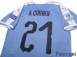 Photo4: Uruguay 2019 Home Shirt #21 Edinson Cavani Copa America brazil 2019 Patch/Badge (4)