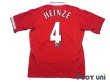 Photo2: Manchester United 2004-2006 Home Shirt #4 Gabriel Heinze (2)