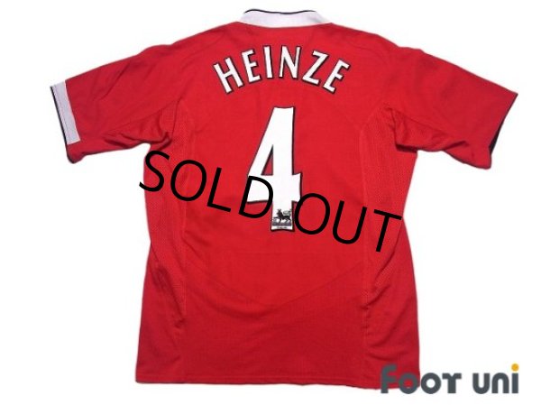 Photo2: Manchester United 2004-2006 Home Shirt #4 Gabriel Heinze (2)