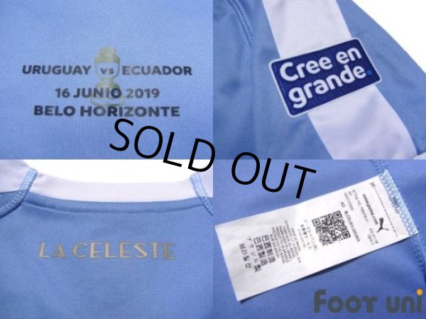 Photo8: Uruguay 2019 Home Shirt #21 Edinson Cavani Copa America brazil 2019 Patch/Badge (8)