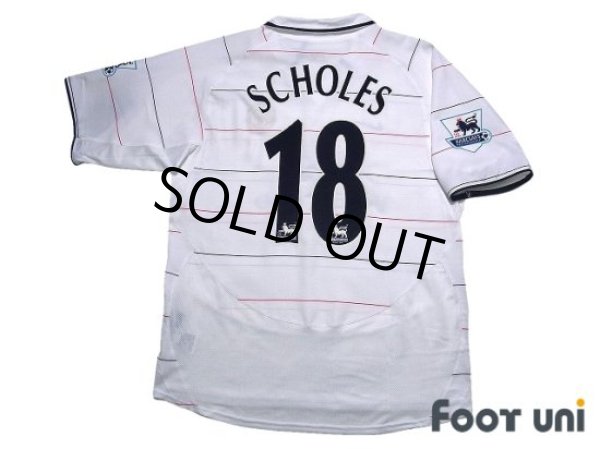 Photo2: Manchester United 2003-2005 Third Shirt #18 Paul Scholes BARCLAYCARD PREMIERSHIP Patch/Badge w/tags (2)