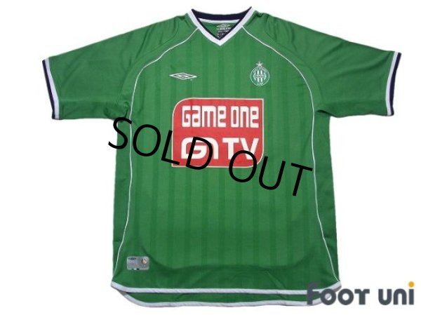 Photo1: Saint Etienne 2002-2003 Home Shirt (1)