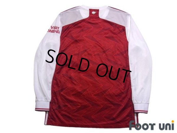 Photo2: Arsenal 2020-2021 Home Long Sleeve Shirt (2)