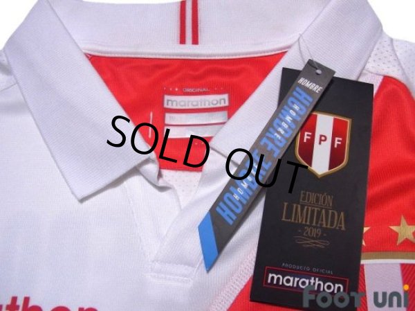 Photo4: Peru 2019 Home Shirt #9 Paolo Guerrero Copa America Brazil 2019 Patch/Badge w/tags (4)