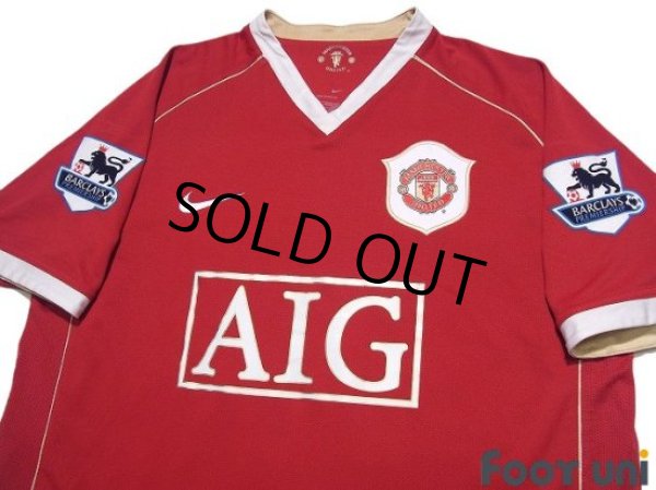 Photo3: Manchester United 2006-2007 Home Shirt #17 Henrik Larsson BARCLAYS PREMIERSHIP Patch/Badge (3)