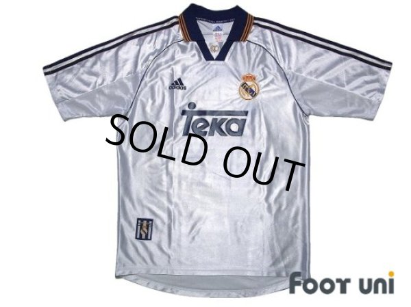 Photo1: Real Madrid 1998-2000 Home Shirt Champions League Finalist Commemorative Print (1)