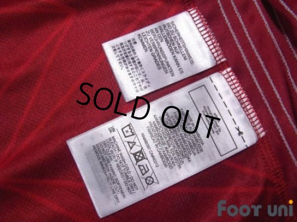 Photo8: Arsenal 2020-2021 Home Long Sleeve Shirt (8)