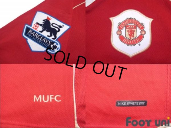 Photo7: Manchester United 2006-2007 Home Shirt #17 Henrik Larsson BARCLAYS PREMIERSHIP Patch/Badge (7)