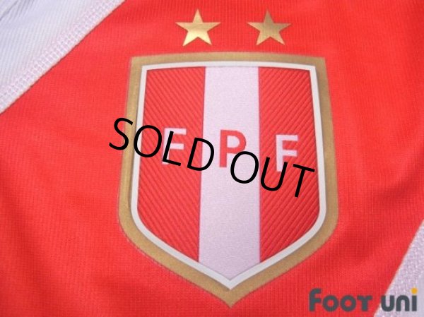 Photo5: Peru 2019 Home Shirt #9 Paolo Guerrero Copa America Brazil 2019 Patch/Badge w/tags (5)