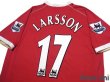 Photo4: Manchester United 2006-2007 Home Shirt #17 Henrik Larsson BARCLAYS PREMIERSHIP Patch/Badge (4)