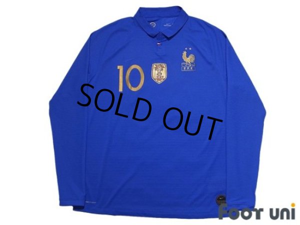 Photo1: France Centenario Long Sleeve Authentic Shirt #10 Kylian Mbappe Commemorative model w/tags (1)