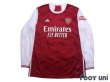 Photo1: Arsenal 2020-2021 Home Long Sleeve Shirt (1)