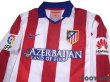 Photo3: Atletico Madrid 2014-2015 Home Authentic  Long Sleeve Shirt #7 Griezmann LFP Patch/Badge w/tags (3)