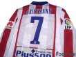 Photo4: Atletico Madrid 2014-2015 Home Authentic  Long Sleeve Shirt #7 Griezmann LFP Patch/Badge w/tags (4)