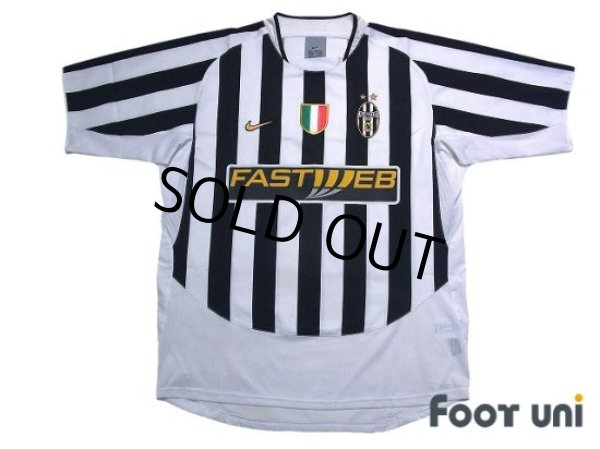 Photo1: Juventus 2003-2004 Home Shirt #26 Edgar Davids Scudetto Patch/Badge (1)