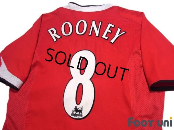 Photo4: Manchester United 2004-2006 Home Shirt #8 Wayne Rooney (4)