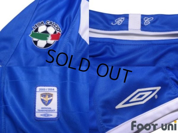Photo7: Brescia 2003-2004 Home Shirt #10 Roberto Baggio Lega Calcio Patch/Badge w/tags (7)