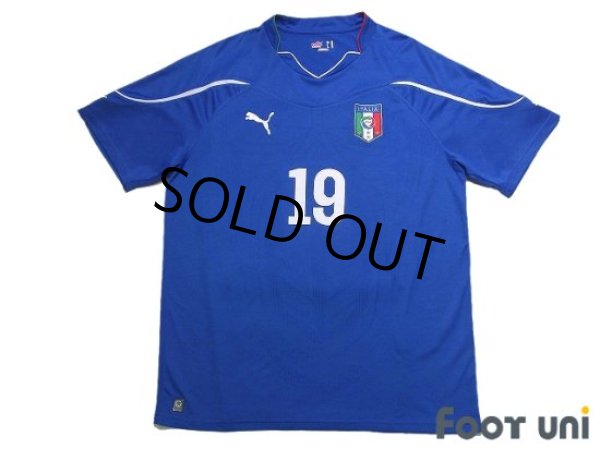 Photo1: Italy 2010 Home Shirt #19 Gianluca Zambrotta (1)