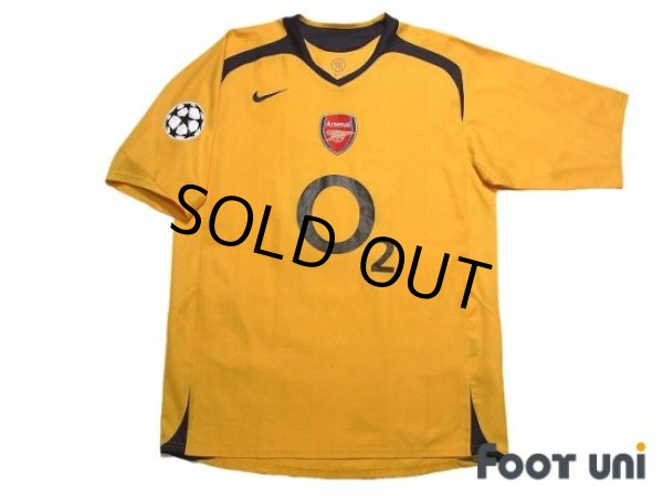 Photo1: Arsenal 2005-2006 Away Shirt #14 Thierry Henry Champions League Patch/Badge (1)
