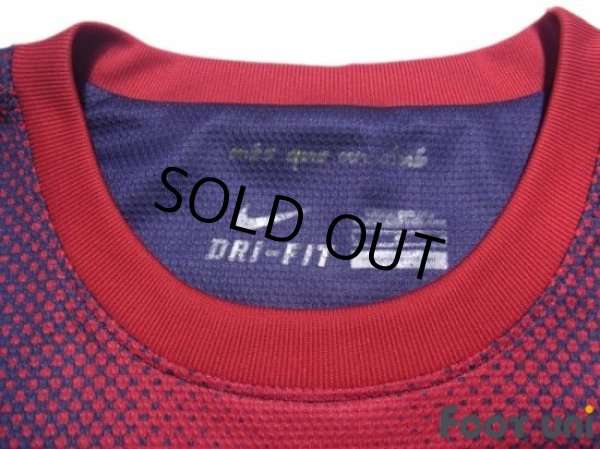 Photo5: FC Barcelona 2012-2013 Home Shirt #7 David Villa TV3 Patch/Badge LFP Patch/Badge (5)