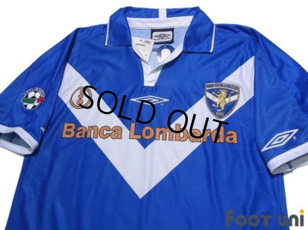 Photo3: Brescia 2003-2004 Home Shirt #10 Roberto Baggio Lega Calcio Patch/Badge w/tags (3)
