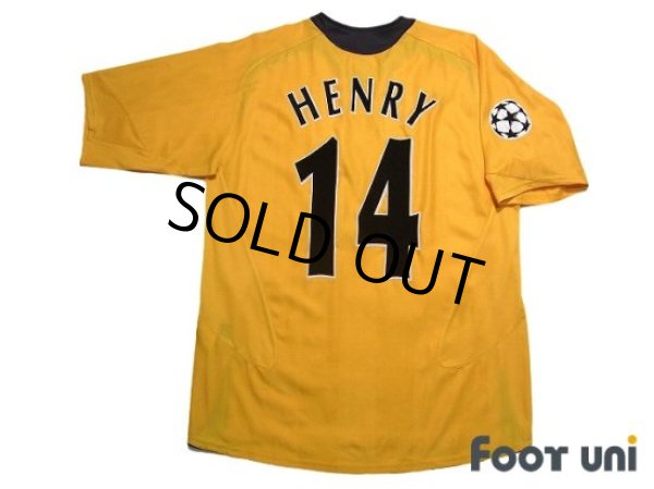 Photo2: Arsenal 2005-2006 Away Shirt #14 Thierry Henry Champions League Patch/Badge (2)