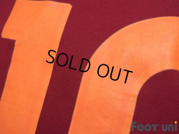 Photo7: AS Roma 2015-2016 Home Shirt #10 Francesco Totti (7)