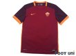 Photo1: AS Roma 2015-2016 Home Shirt #10 Francesco Totti (1)